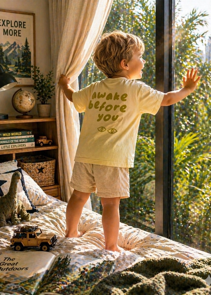 Little Early Riser Graphic T-shirt