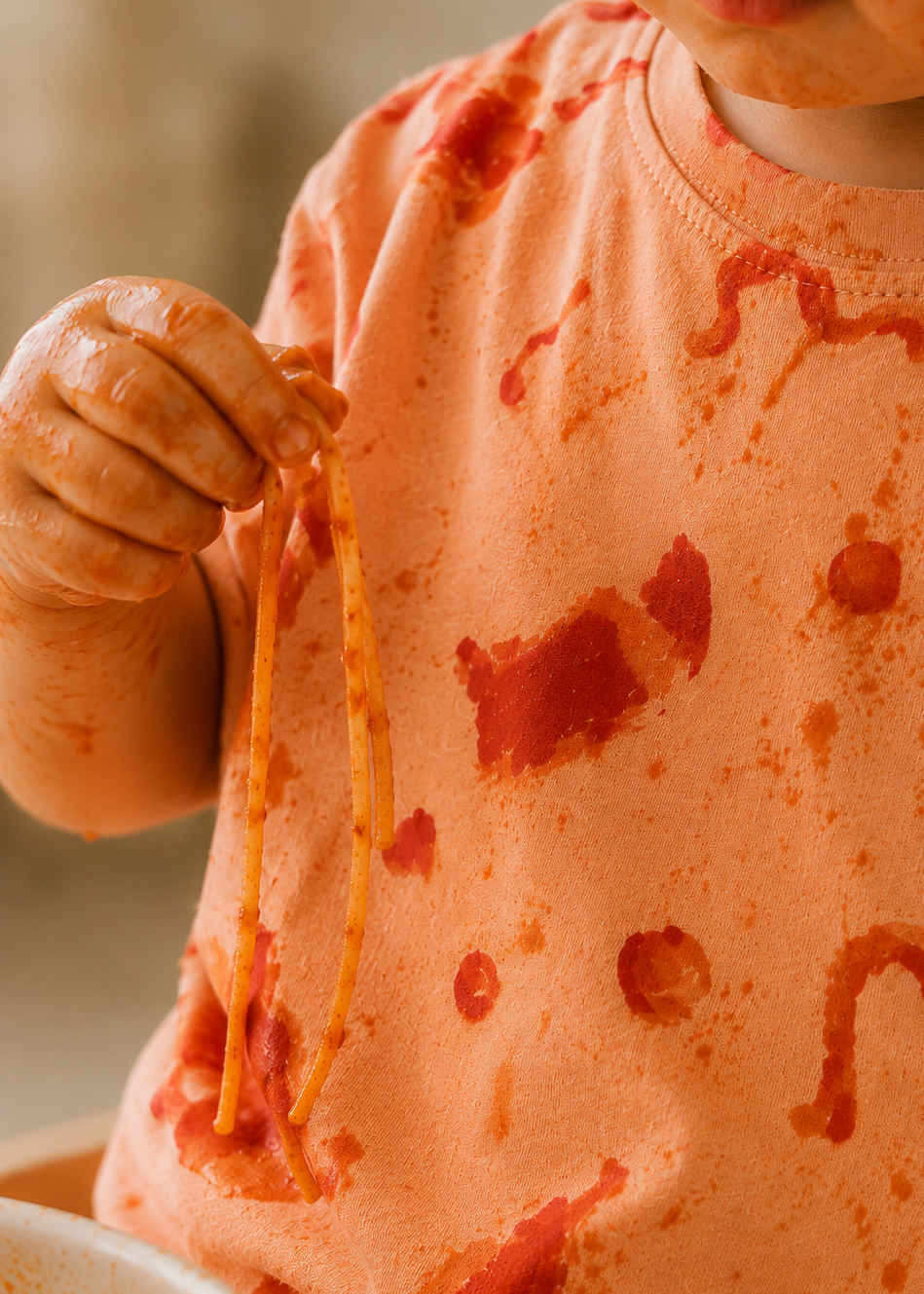 Little Foodie Toddler Co-ord Set – Ketchup Splatter Print